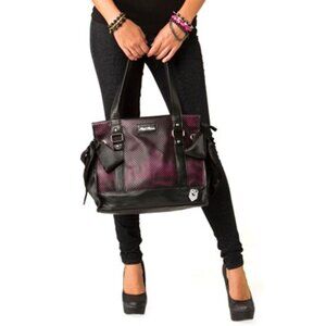 Metal Mulisha - Womens Dance With Me Bag, O/S, color black/pink.